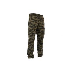 Spodnie myśliwskie 520 camo. Brązowe spodnie męskie SOLOGNAC, xl, bez wzorów, z bawełny, sportowe. Za 129,99 zł.
