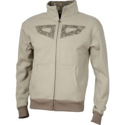 Bluzy męskie: Woox Bluza męska Patch beżowa r. S