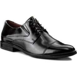 Półbuty LASOCKI FOR MEN - MI08-C343-381-05 Czarny. Czarne buty wizytowe męskie marki Lasocki For Men, ze skóry. Za 199,99 zł.