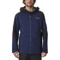 Kurtka narciarska Columbia Snow Rival Titanium 1864112464. Niebieskie kurtki męskie Columbia, s, bez wzorów, bez kaptura, narciarskie. Za 1371,99 zł.