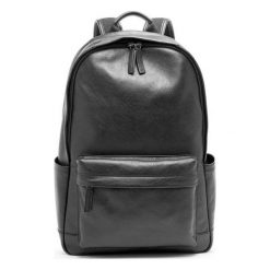 Fossil plecak męski Buckner Backpack czarny. Czarne torby męskie skórzane Fossil, bez wzorów, ze skóry. W wyprzedaży za 899,00 zł.