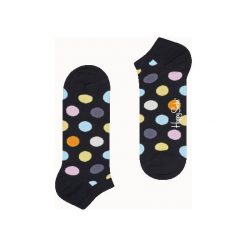 Skarpety Happy Socks Low Big Dot (BD05-099). Czarne skarpetki damskie Happy Socks, z bawełny. Za 20,99 zł.