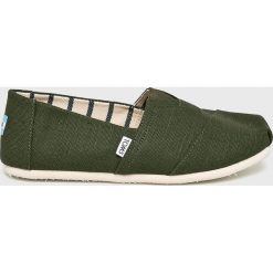 Toms - Espadryle Heritage. Szare espadryle męskie marki Toms, z materiału. Za 219,90 zł.