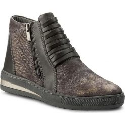 Sneakersy WALDI - 0606 Szary/Złoty. Szare sneakersy damskie Waldi, bez wzorów, ze skóry, bez obcasa, na płaskiej podeszwie, bez zapięcia. W wyprzedaży za 179,00 zł.