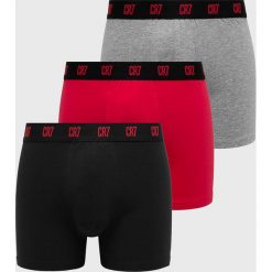 CR7 Cristiano Ronaldo - Bokserki (3 pack). Czarne bokserki męskie CR7 Cristiano Ronaldo, bez wzorów, z elastanu. Za 99,90 zł.