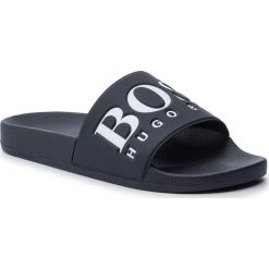 Klapki BOSS - Solar 50388496 10208293 01 Dark Blue 401. Niebieskie klapki męskie Boss, bez wzorów, z tworzywa sztucznego. Za 219,00 zł.