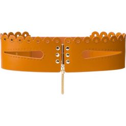 Pasek Damski TWINSET - Cintura 191TO5330 Cuoio 00057. Pomarańczowe paski damskie marki Twinset, w paski, ze skóry. Za 439,00 zł.