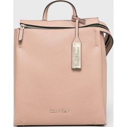 Calvin Klein - Plecak. Czarne plecaki damskie Calvin Klein, bez wzorów, ze skóry ekologicznej. Za 679,90 zł.
