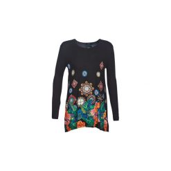 Tuniki Desigual DIANE. Czarne tuniki damskie marki Desigual, s, bez wzorów, bez kołnierzyka, bez rękawów. Za 329,30 zł.