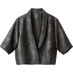 Marynarki i żakiety damskie: Marynarka krótka typu kimono, żakardowa