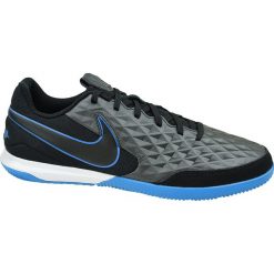 Nike Tiempo Legend 8 Academy IC AT6099-004 buty halowe - halówki męskie czarne 42,5. Czarne buty sportowe męskie Nike, ze skóry, bez zapięcia, do piłki nożnej. W wyprzedaży za 269,99 zł.