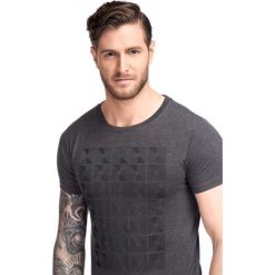 T-shirt BIAGIO TSPS000047. Szare t-shirty męskie marki Giacomo Conti, m, bez wzorów, z bawełny, eleganckie, bez kołnierzyka. Za 99,00 zł.