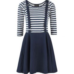 Rockabella Kadia Dress Sukienka niebieski/biały. Białe sukienki Rockabella, xl, z dekoltem w łódkę. Za 199,90 zł.