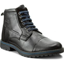 Buty zimowe męskie: Kozaki MANITU – 670563 Black 1
