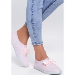 Różowe Tenisówki Bright Lilac. Różowe trampki i tenisówki damskie Renee, bez wzorów, bez zapięcia. Za 29,99 zł.