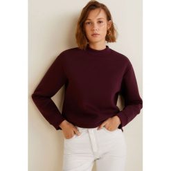 Mango - Bluza Burbon. Szare bluzy damskie Mango, l, z bawełny, bez kaptura. Za 119,90 zł.