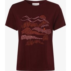 ARMEDANGELS - T-shirt damski – Nelaa Hillside, czerwony. Czerwone t-shirty damskie ARMEDANGELS, m, z nadrukiem, z bawełny, bez kołnierzyka. Za 129,95 zł.
