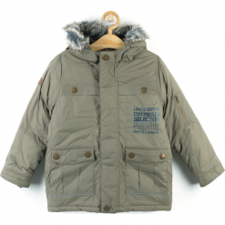 Kurtka. Szare kurtki chłopięce marki JACKET, z poliesteru. Za 99,90 zł.