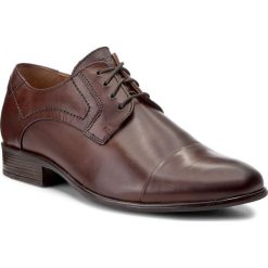 Półbuty LASOCKI FOR MEN - MB-BEAR-02 Brązowy Ciemny. Pomarańczowe półbuty męskie Lasocki For Men, ze skóry. Za 149,99 zł.