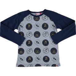 T-shirty chłopięce z długim rękawem: Koszulka „Thomas” w kolorze granatowo-szarym