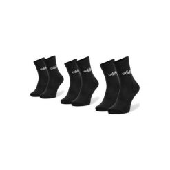 ADIDAS CZ7292 35-38. Czarne skarpetki męskie Adidas, bez wzorów, z elastanu. Za 29,99 zł.
