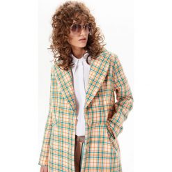 Płaszcz w kratę - Wielobarwn. Szare płaszcze damskie marki Reserved, l. Za 249,99 zł.