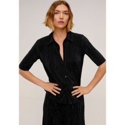 Mango - Koszula Deltacam. Bluzki damskie Mango, s, bez wzorów, z poliesteru, klasyczne, z klasycznym kołnierzykiem, z krótkim rękawem. Za 79,90 zł.