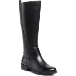Kozaki MARCO TOZZI - 2-25505-23 Black Antic 002. Czarne kozaki damskie Marco Tozzi, ze skóry, bez obcasa, bez zapięcia. W wyprzedaży za 349,00 zł.