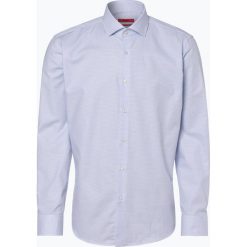 HUGO - Koszula męska – Vordon, niebieski. Niebieskie koszule męskie HUGO, m, bez wzorów, klasyczne, z klasycznym kołnierzykiem, bez rękawów. Za 399,95 zł.