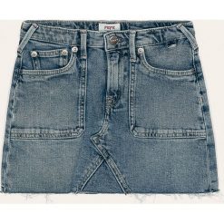 Pepe Jeans - Spódnica dziecięca Millie 128-178/180 cm. Niebieskie spódniczki dziewczęce Pepe Jeans, na co dzień, bez wzorów, z elastanu, mini, proste. Za 219,90 zł.