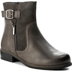 Botki CAPRICE - 9-26354-29 Anthraci. Comb 235. Szare buty zimowe damskie Caprice, z nubiku, na obcasie. W wyprzedaży za 259,00 zł.