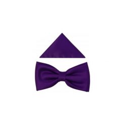 Gładka fioletowa muszka szeroka B44. Fioletowe muszki męskie Modini Moda Męska, na co dzień, bez wzorów, z tkaniny, eleganckie. Za 45,00 zł.