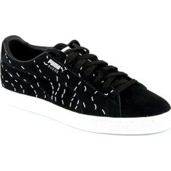 Skórzane sneakersy "Select Suede" w kolorze czarnym. Czarne trampki męskie Puma, na sznurówki. W wyprzedaży za 150,95 zł.