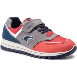 Sneakersy PRIMIGI - 3384833 D Gr. Sc. Szare trampki chłopięce Primigi, bez wzorów, ze skóry, na rzepy. W wyprzedaży za 219,00 zł.