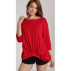 Czerwona Bluza Criameia. Czerwone bluzy damskie Renee, xl, bez wzorów, bez rękawów, bez kaptura. Za 69,99 zł.