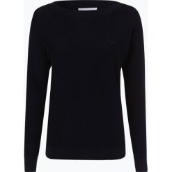 Lacoste - Sweter damski, niebieski. Niebieskie swetry damskie Lacoste, bez wzorów, bez rękawów, bez kaptura. Za 449,95 zł.