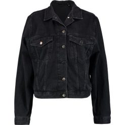 Kurtki damskie: Topshop BOUTIQUE BOXY Kurtka jeansowa black