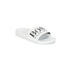 Klapki BOSS Athleisure SOLAR SLIDE LOGO. Białe kapcie męskie marki BOSS Athleisure. Za 219,00 zł.