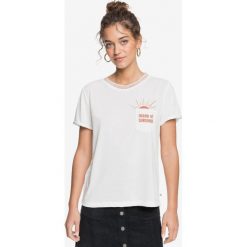Roxy Koszulka Beżowy. Brązowe koszulki damskie Roxy, l, bez wzorów, z poliesteru, bez kołnierzyka, z krótkim rękawem. Za 157,95 zł.