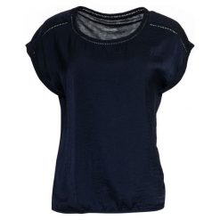 S.Oliver T-Shirt Damski, 42, Ciemnoniebieski. Czarne koszulki damskie marki S.Oliver, s, bez wzorów, bez kołnierzyka, z krótkim rękawem. Za 119,00 zł.