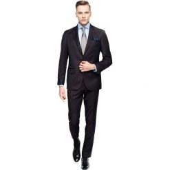 Garnitury: garnitur burgess 313 bordo slim fit