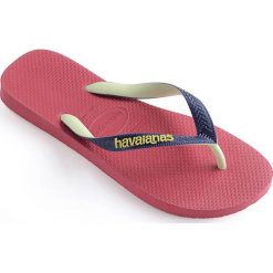 Havaianas - Japonki. Różowe klapki damskie Havaianas, bez wzorów, z materiału, bez obcasa, na obcasie. W wyprzedaży za 59,90 zł.
