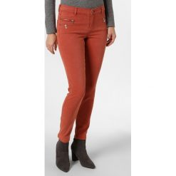 Angels - Jeansy damskie – Malu Zip, pomarańczowy. Pomarańczowe jeansy damskie Angels. Za 379,95 zł.