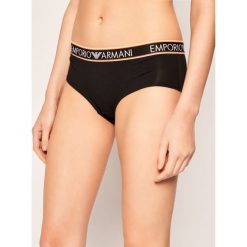 Figi klasyczne Emporio Armani Underwear 163225 0P317 00020. Czarne figi damskie Emporio Armani Underwear, l, bez wzorów, z elastanu. W wyprzedaży za 109,00 zł.
