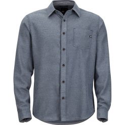 Koszula funkcyjna "Hobson Midweight Flannel" w kolorze szarym. Szare koszule męskie Marmot, m, bez wzorów, z materiału, z klasycznym kołnierzykiem, bez rękawów. W wyprzedaży za 129,95 zł.