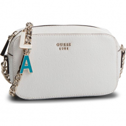 Torebka GUESS - HWSP71 81700 WHITE. Białe torebki klasyczne damskie marki Guess, z aplikacjami, ze skóry ekologicznej. Za 469,00 zł.