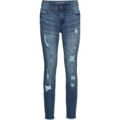 Dżinsy Super Skinny "push up", w krótszej długości bonprix niebieski "stone”. Niebieskie jeansy damskie bonprix. Za 99,99 zł.