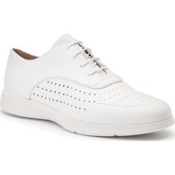 Sneakersy GEOX - D Arjola C D92DHC 00043 C1000 White. Białe półbuty damskie Geox, ze skóry. W wyprzedaży za 269,00 zł.