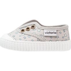 Półbuty damskie: Victoria Shoes INGLES ELÁSTICO ESTRELLAS Półbuty wsuwane gris