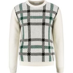 Wood Wood LATIMER Sweter off white. Białe kardigany męskie marki Wood Wood, m, z materiału. W wyprzedaży za 378,95 zł.